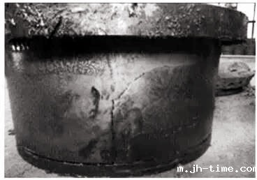 上架体衬套裂纹